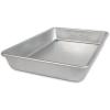 USA Pan Bare Bakeware Traditional Aluminized Steel Uncoated Rectangular Cake Pan, Made without nonstick coating, 9 x13-Inch