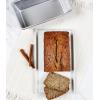 USA Pan Bare Bakeware Traditional Aluminized Steel Uncoated Small Loaf Pan, Made without nonstick coating, 1 Lb