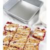 USA Pan Bare Bakeware Traditional Aluminized Steel Uncoated Square Cake Pan, Made without nonstick coating, 8 x 8-Inch