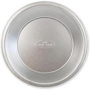 USA Pan Bare Bakeware Traditional Aluminized Steel Uncoated 9-Inch Pie Pan, Made without nonstick coating