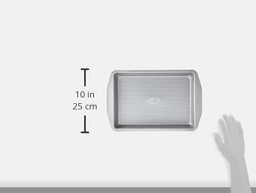 image:imageUSA Pan 1110RC3ABC1 American Bakeware Classics 9 x 13Inch Rectangular Lasagna Cake and Brownie Pan Aluminized Steel9 x 13 Inch