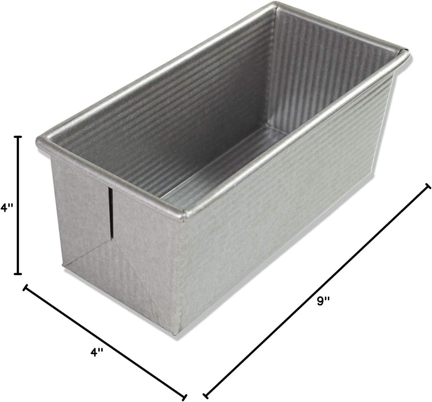 image:imageUSA Pan Pullman Loaf Pan with Cover Large w Set of 2No Lid