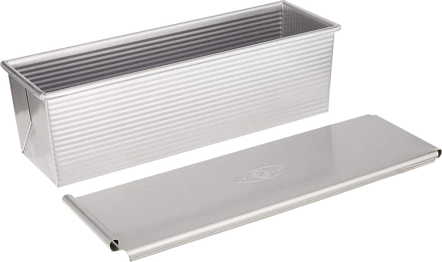 image:imageUSA Pan Pullman Loaf Pan with Cover Large w Set of 2with Lid