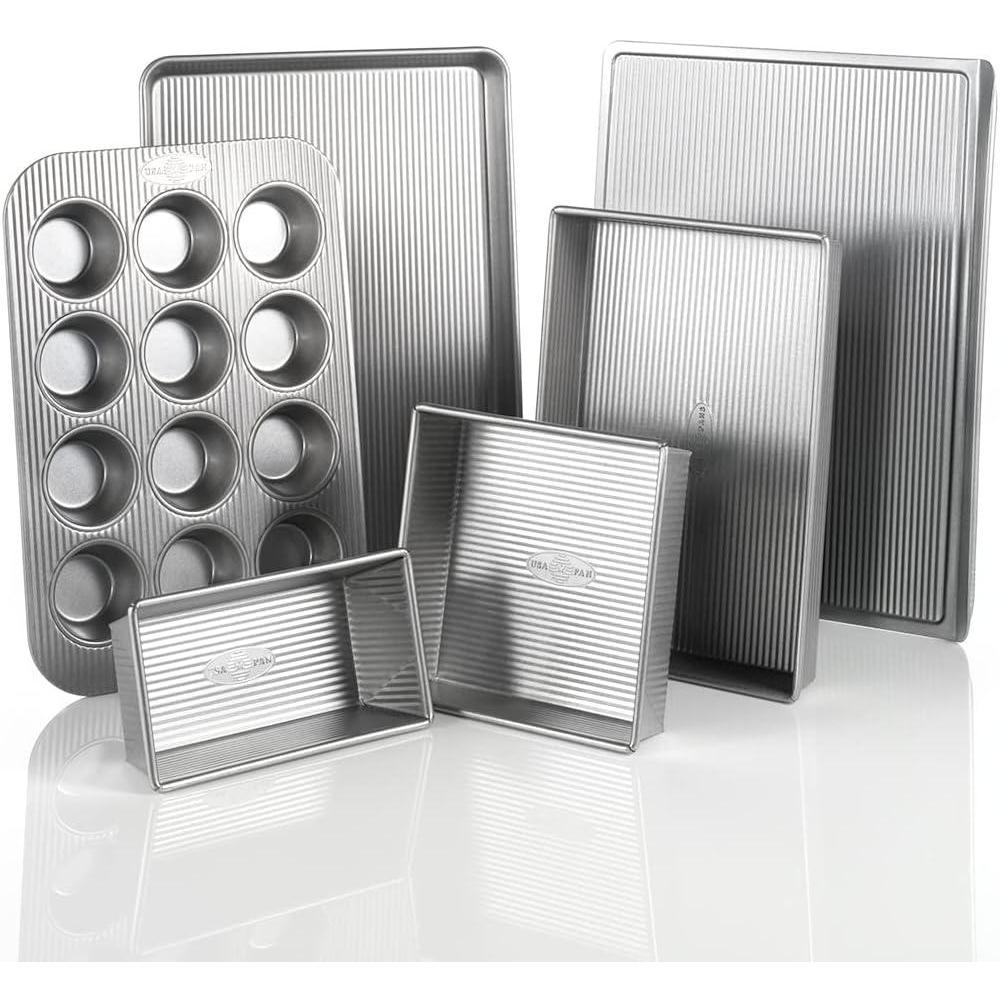 image:imageUSA Pan 6 Piece Nonstick Bakeware Set6Piece