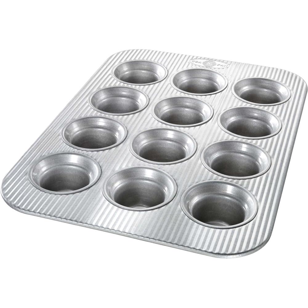 image:imageUSA Pan Bakeware Muffin Pan 12Well Set of 2 Aluminized Steel12 Cup