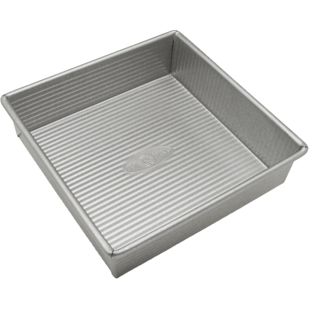 image:imageUSA Pan Bakeware Nonstick Square Cake Pan 8 Inch Aluminized Steel