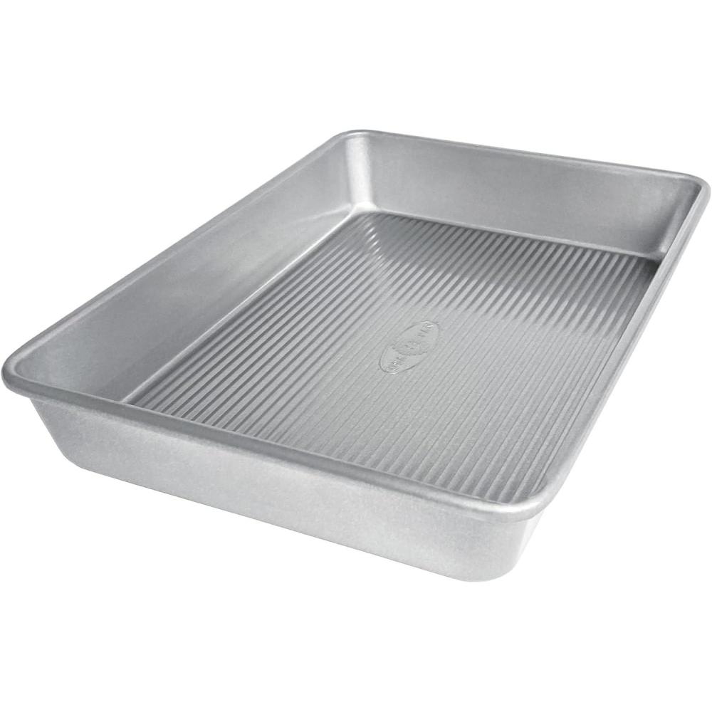 image:imageUSA Pan Bakeware Seamless Nonstick Rectangular Cake Pan 9 x 13 inch9 x 13