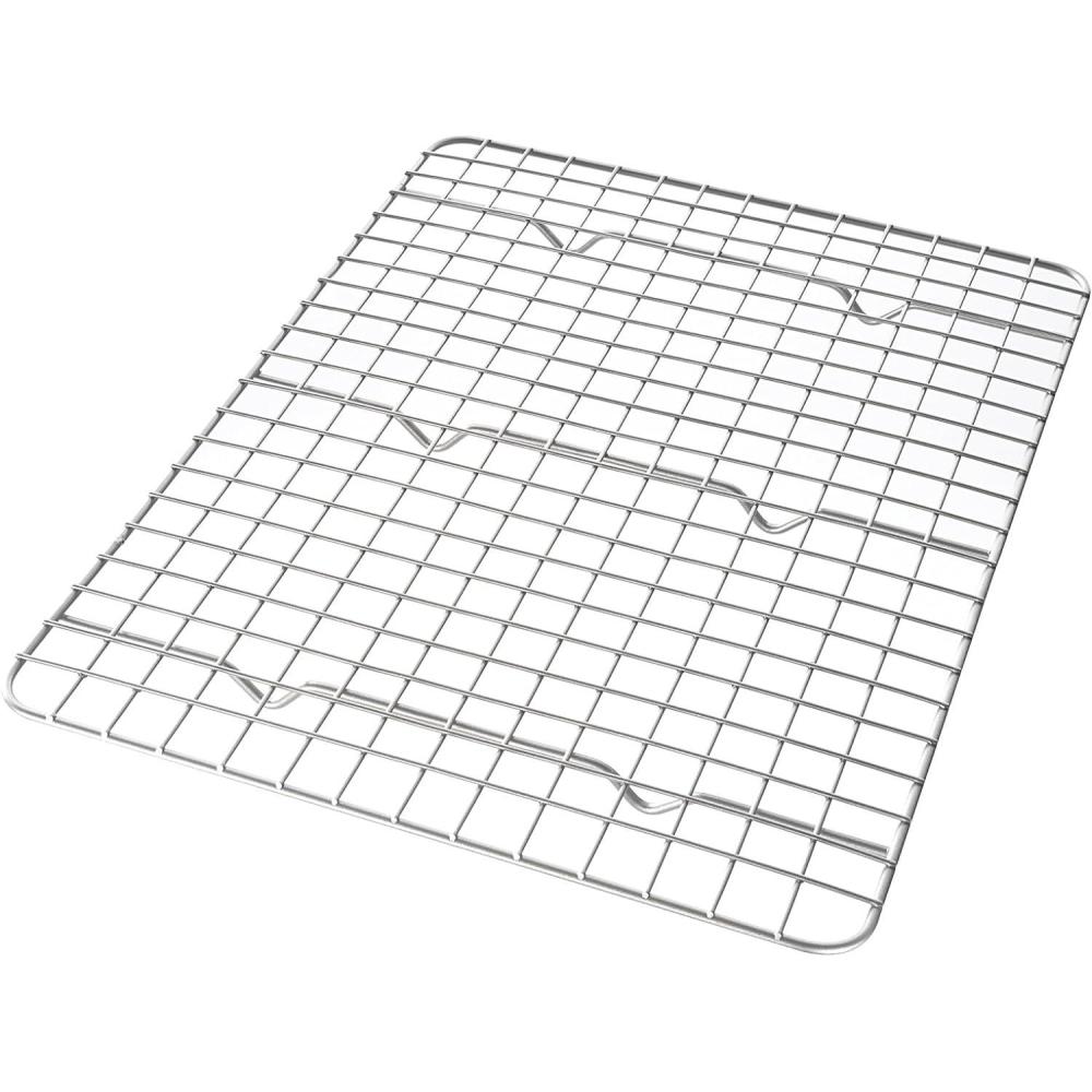 image:imageUSA Pan Half Sheet Nonstick Roasting and Cooling Rack Set of 2Quarter Sheet Cooling Rack
