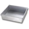 USA Pan 1130BWLD-ST Bakeware Nonstick Square Cake Pan with Lid, 9-Inch(9-Inch)