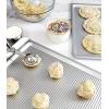 USA Pan Bakeware Cookie Sheet, Warp Resistant Nonstick Baking Pan, Made in the USA from Aluminized Steel, Large Set of 2(Large – Set of 2)