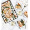 USA Pan Bakeware Heavy Duty Extra Large Sheet Pan Warp Resistant Nonstick Baking Pan, Aluminized Steel(3/4 Sheet Pan)
