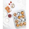 USA Pan Bakeware Muffin Pan, 12-Well, Set of 2, Aluminized Steel(12 Cup (Set of 2))