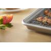 USA Pan Bakeware Quarter Sheet Baking Pan and Bakeable Nonstick Cooling Rack Set, Metal(Quarter Sheet (Pack of 1))