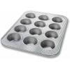 USA Pan 1200MFLD-ST Bakeware Nonstick Cupcake and Muffin Pan with LId