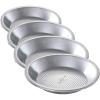 USA Pan Bakeware Aluminized Steel Commercial Pie Pan, Set of 2, Silver(Set of 6)