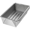 USA Pan Bakeware Aluminized Steel Meat Loaf Pan with Insert(10 x 5 x 3″)
