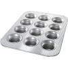 USA Pan Bakeware Muffin Pan, 12-Well, Set of 2, Aluminized Steel(12 Cup)