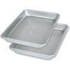 USA Pan Bakeware Nonstick Extra Large Baking Sheet Pan, Aluminized Steel(Set of 2)