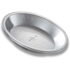 USA Pan Bakeware Aluminized Steel Pie Pan, 9-Inch(9-Inch Pie Pan)