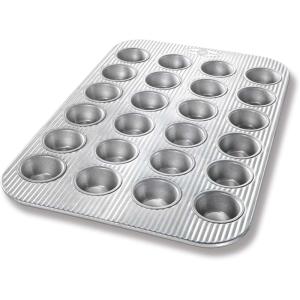 USA Pan Bakeware Muffin Pan, 12-Well, Set of 2, Aluminized Steel(24 Cup)