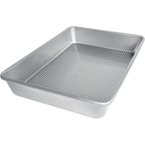USA Pan Bakeware Seamless Nonstick Rectangular Cake Pan, 9 x 13 inch(9 x 13)