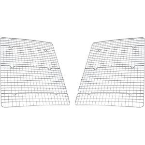 USA Pan Half Sheet Nonstick Roasting and Cooling Rack, Set of 2(Half Sheet Baking Rack Set)