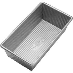 USA Pan Nonstick Standard Bread Loaf Pan, 1 Pound, Aluminized Steel(1 Pound)