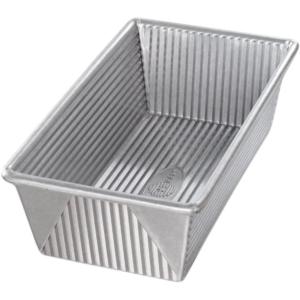 USA Pan Nonstick Standard Bread Loaf Pan, 1 Pound, Aluminized Steel(1.25 Pound)