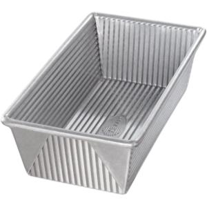 USA Pan Nonstick Standard Bread Loaf Pan, 1 Pound, Aluminized Steel(Large  1.5 Lb)