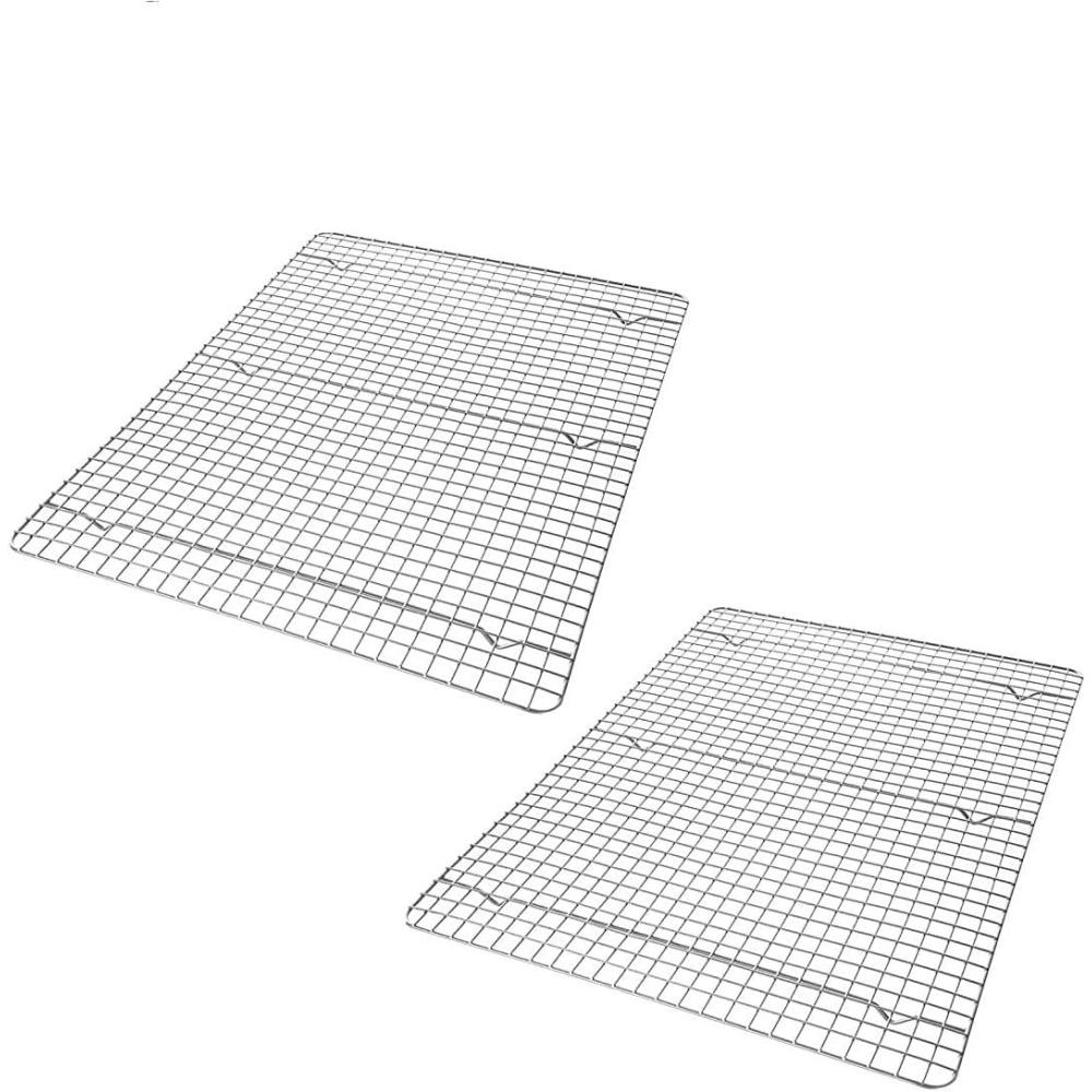 image:imageUSA Pan XL Nonstick Baking and Cooling Rack Set of 2XL Cooling Rack Set